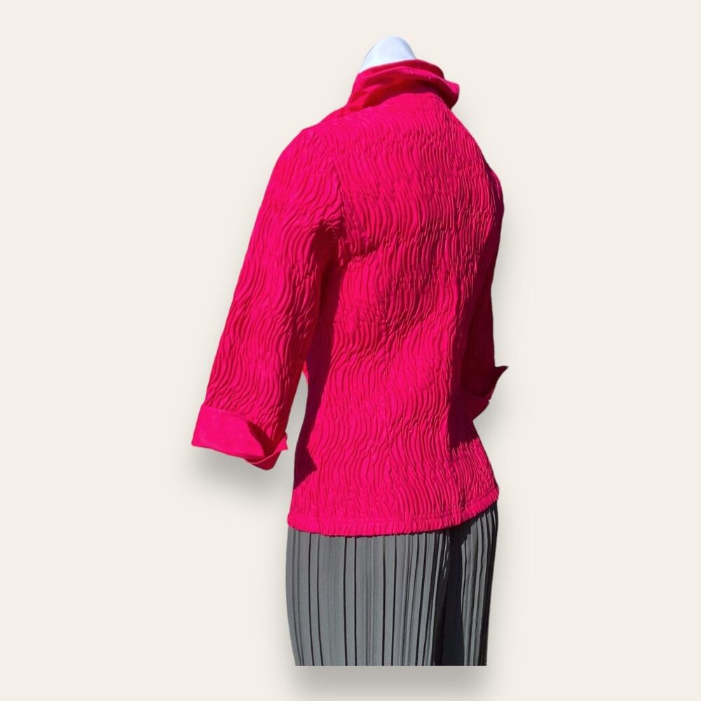 Samuel Dong Fuchsia Jacket Size Small - image 5